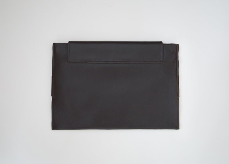 computertaske | laptop sleeve 14" | mørkebrun