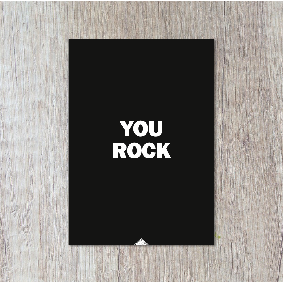 Postkarte | You Rock