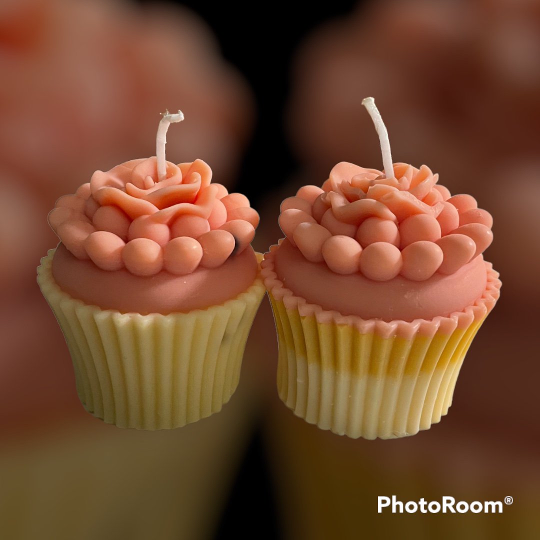 Floral Cupcake - Colour & Scent at Your Choice!