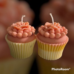 Floral Cupcake - Kleur en geur naar keuze!