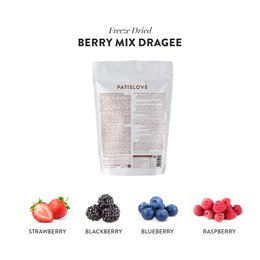 Berry Mix Schokoladenbeschichtete gefriergetrocknete Dragee