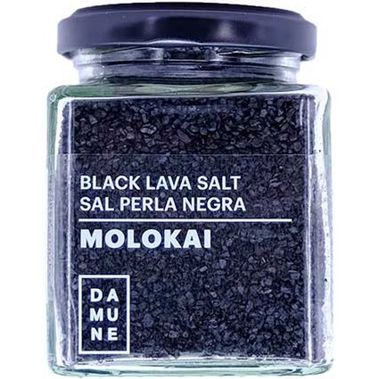 Schwarzes Lavasalz Molokai - Hawaii - 200g