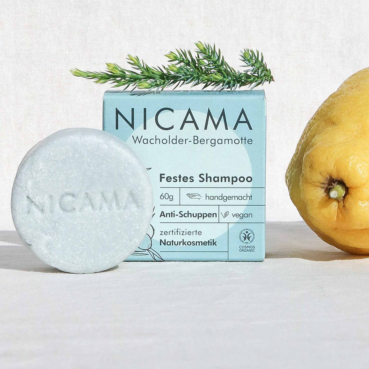 NICAMA - Shampoo solido - Salvia al tè verde (COSMOS) Copia