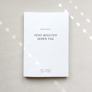 5 minutes every day - my journal for gratitude motivation Self -love success - 140 pages daily & gratitude journal Softcover A5 (PU = 5 pc.)