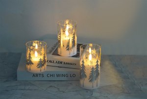 NIKOLAO Led candle 7.5xh10cm