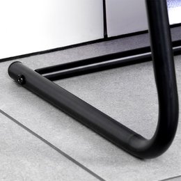Towel Stand Metal Black