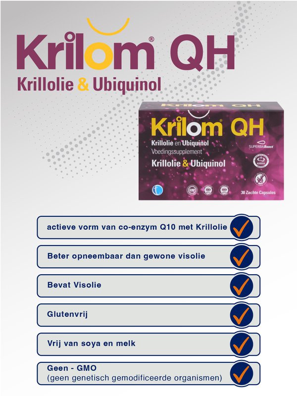 Krilom QH | Krillolie og ubiquinol kosttilskud