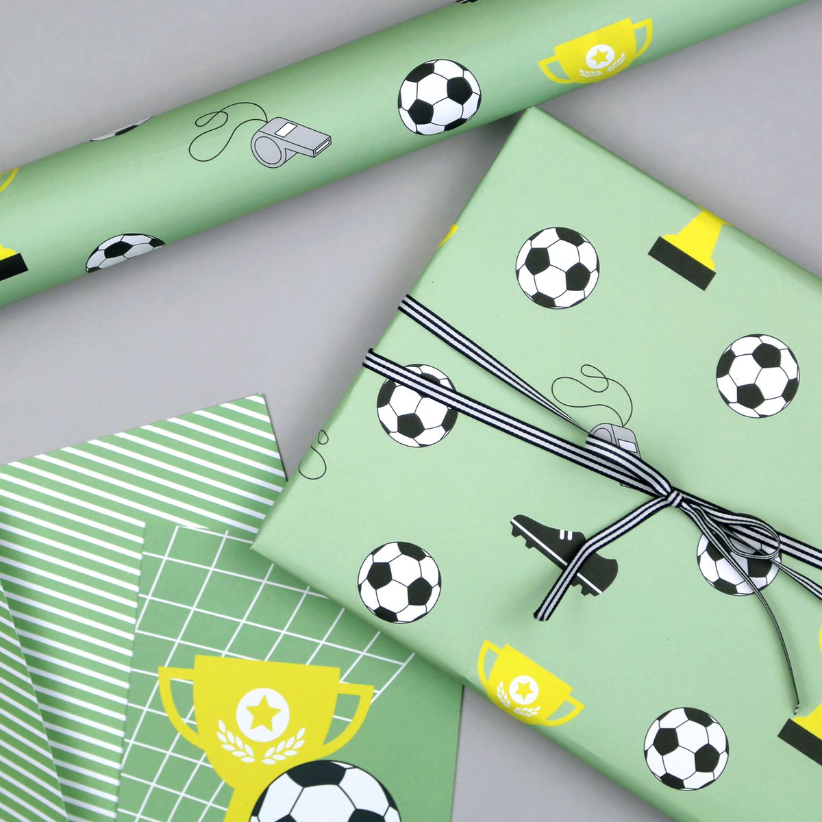 Geschenkpapier Fußball Kylian