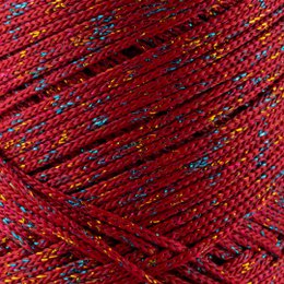 Sensy Premium 2mm Multi Sparkle - Cordón de macramé 90% polipropileno / 10% poliéster de 251 yardas