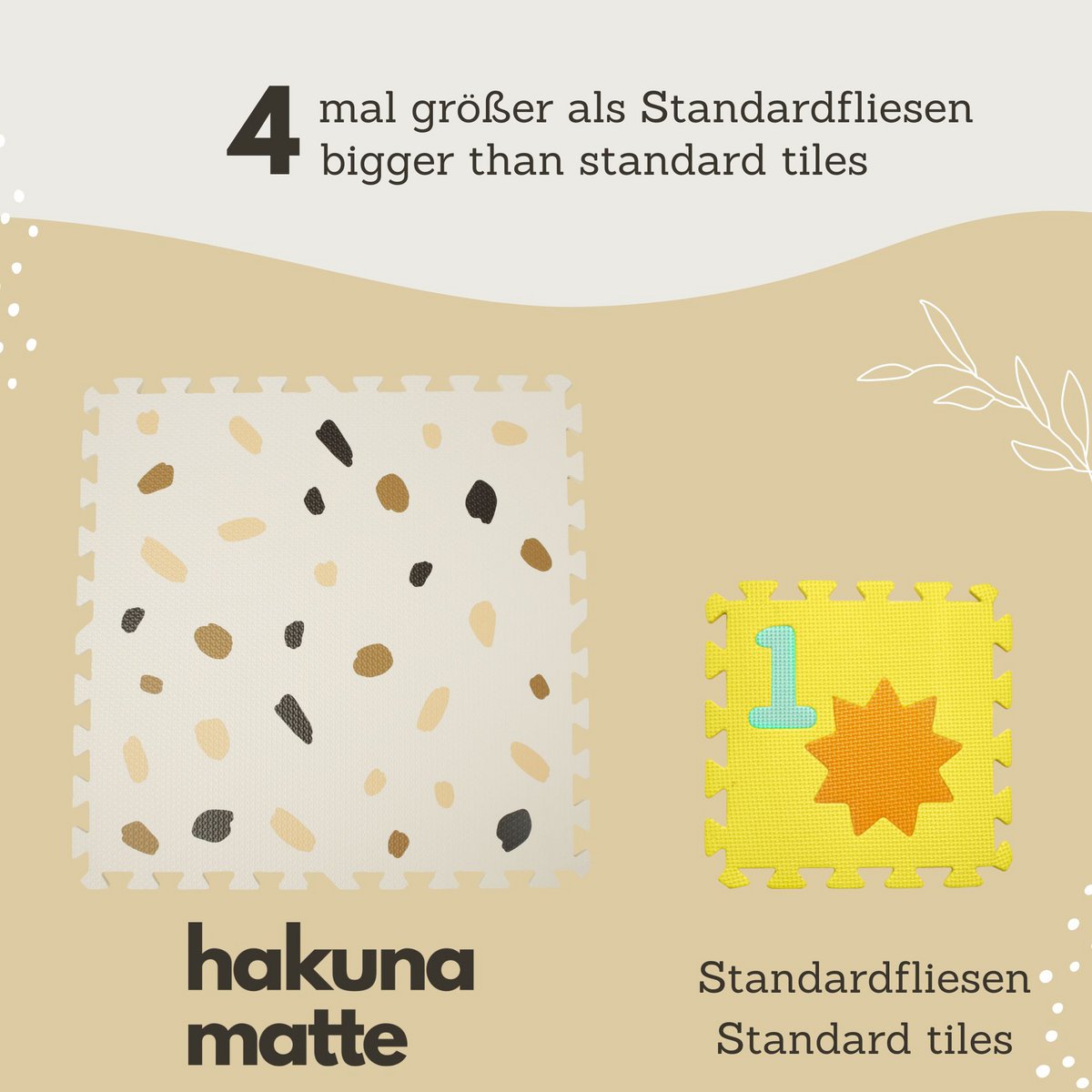 Hakuna Matte XXL Puzzle Play Mat - Confetti (1.8 x 1.2 m)
