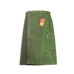 A large, soft, and absorbent sauna kilt made of high-quality terry cloth material. Available in a variety of colors and sizes to suit your preferences.