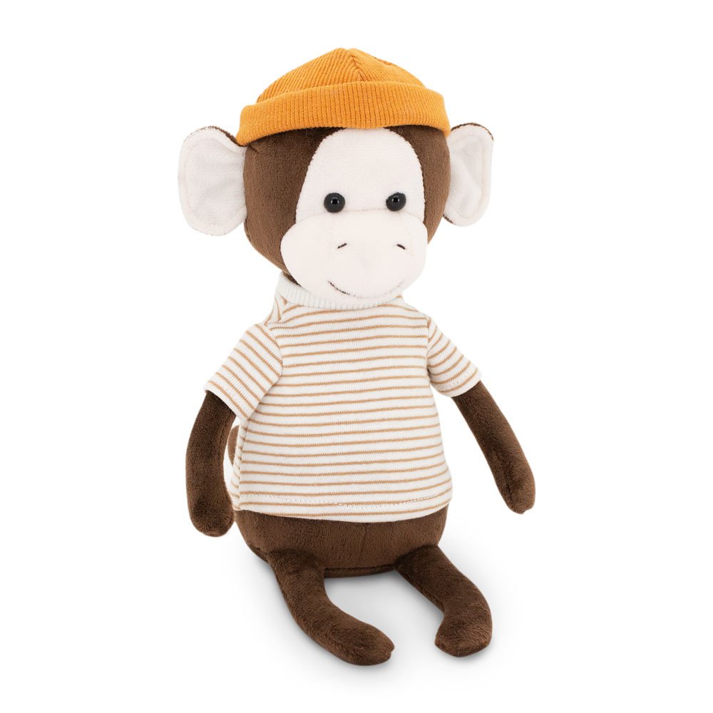 Plush toy, Life -  Charlie the Monkey: Orange Hat (25cm)