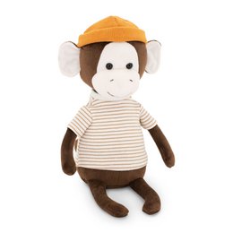 Plush toy, Life -  Charlie the Monkey: Orange Hat (25cm)