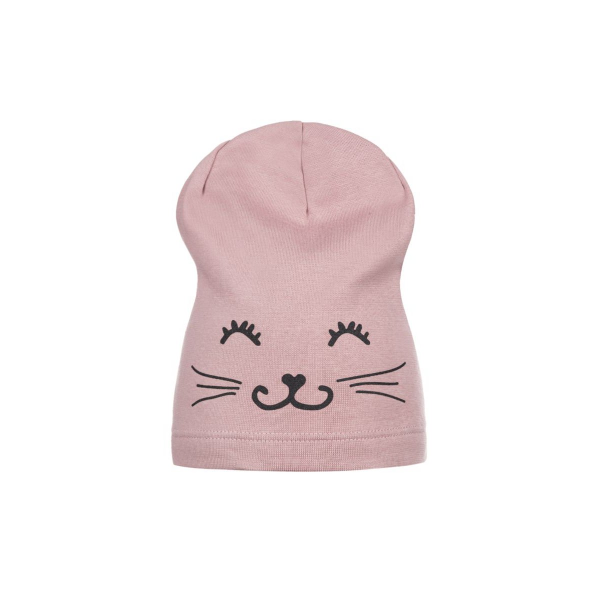 KITTY DUSTY PINK girls' beanie hat