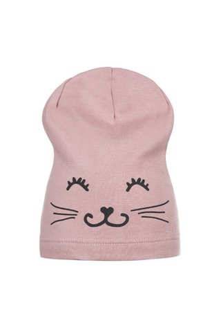 Beanie-Mütze für Mädchen KITTY DUSTY PINK