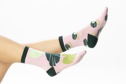 FRANZÖSISCHE SPLIT-SOCKEN AUS BIO-BAUMWOLLE DSCHUNGEL