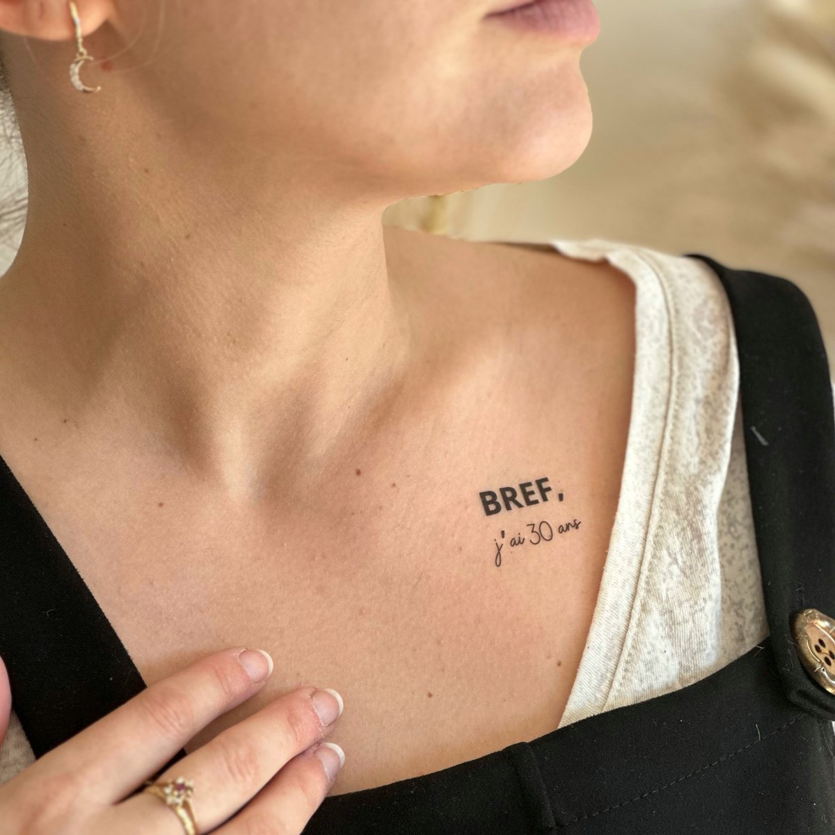 Tatuaggio temporaneo Sioou In breve, ho 30 anni x5
