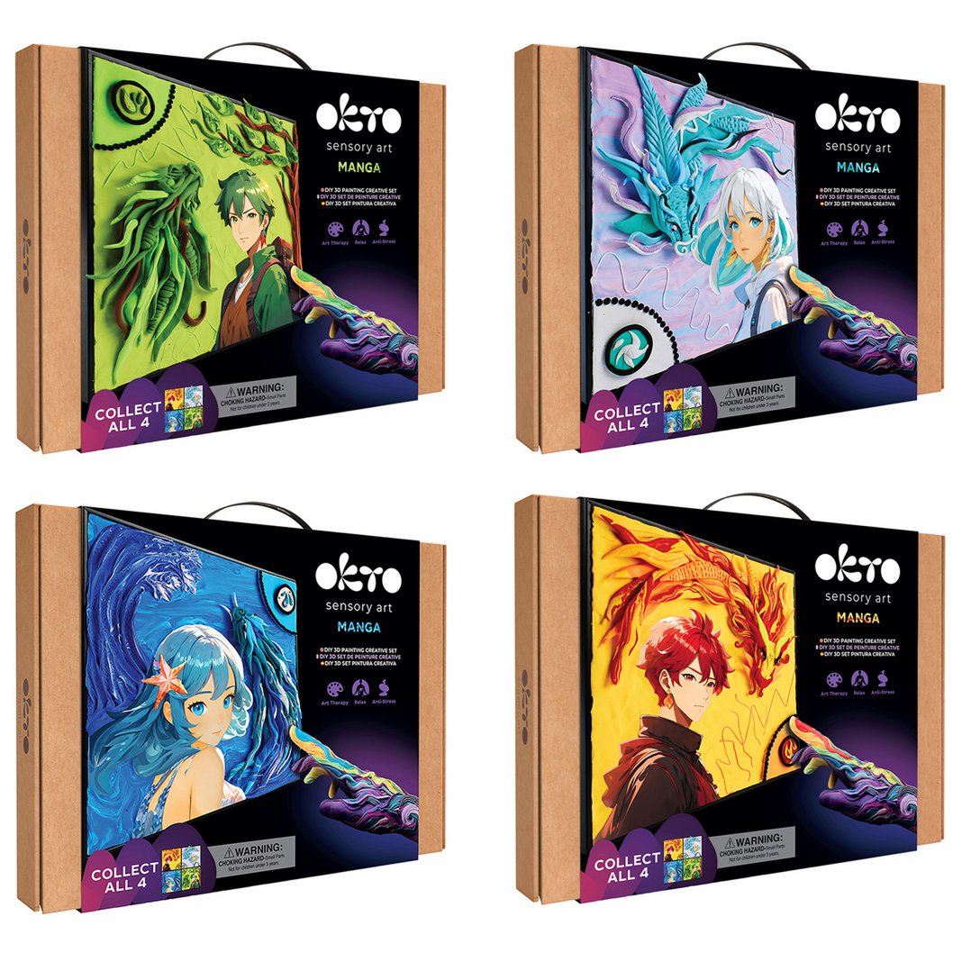 Okto Sensory Art 3D Painting - Manga - Water