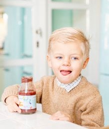 ØKOLOGISK SMOOTHIE - BLÅBÆR, JORDBÆR & VANILJE X6 - INGEN TILSAT SUKKER - LAKTOSEFRI - FRA 24M - 200ML