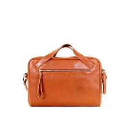 Borsa per laptop Hilma Solid Cognac