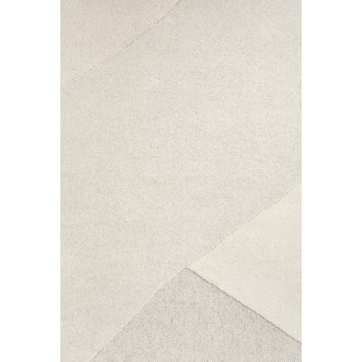 100% wool rug Rose 200x290 cm beige tone on tone