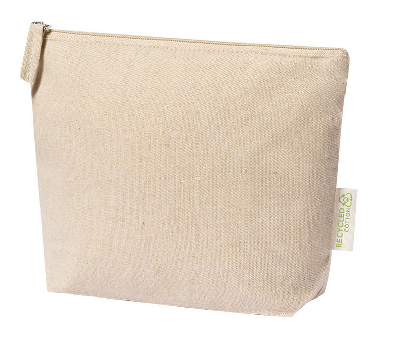 Customizable 100% recycled cotton eco-friendly pencil case