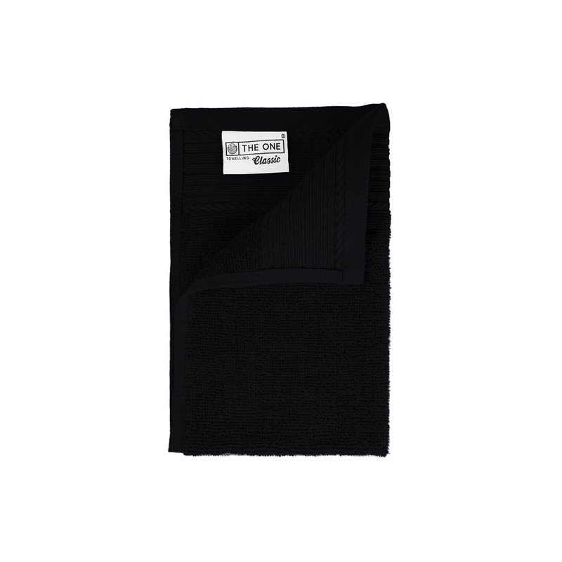 Klassisches Gästetuch 30 x 50 cm, 500 g/m² Schwarz