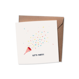 Set of 10 greeting cards with envelope | EVERY MOMENT MIX | birthday - just like that - birth - move | Folded card - matte off-white - heavy quality Biotop paper