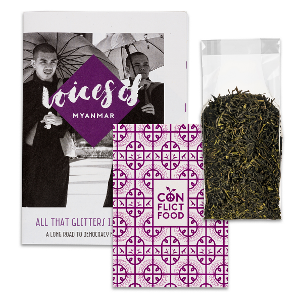 Organic green tea “Silver Shan” Friedenspäckchen