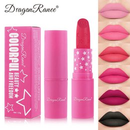 9 Colors Waterproof Rose Red Velvet Matte Lipstick Moisturizing Long Lasting Stars Not Easy To Fade Nude Lip Tint Black Lipstick