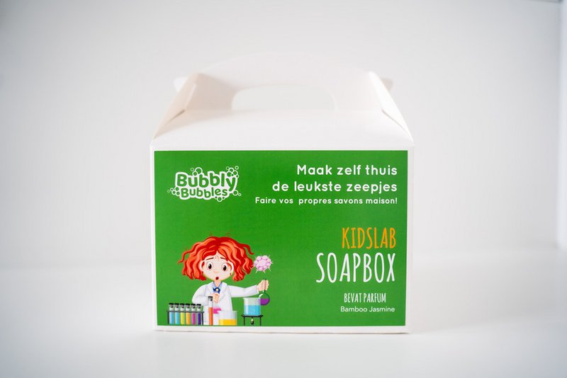 BubblyBubbles® - KidsLab Sæbekasse - Startsæt komplet