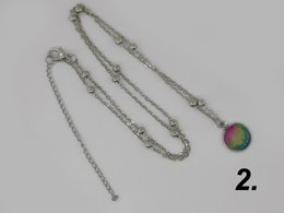 %231189 Ensemble collier/boucles d'oreilles PAN Pride