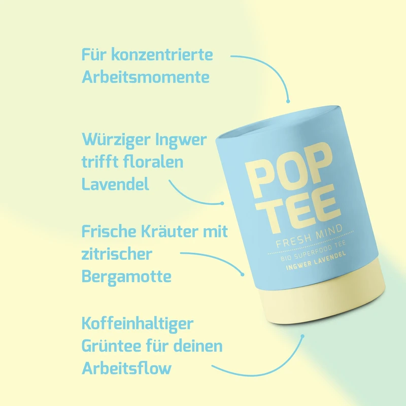 Esprit frais - Ingwer Lavendel | Bio-Tee