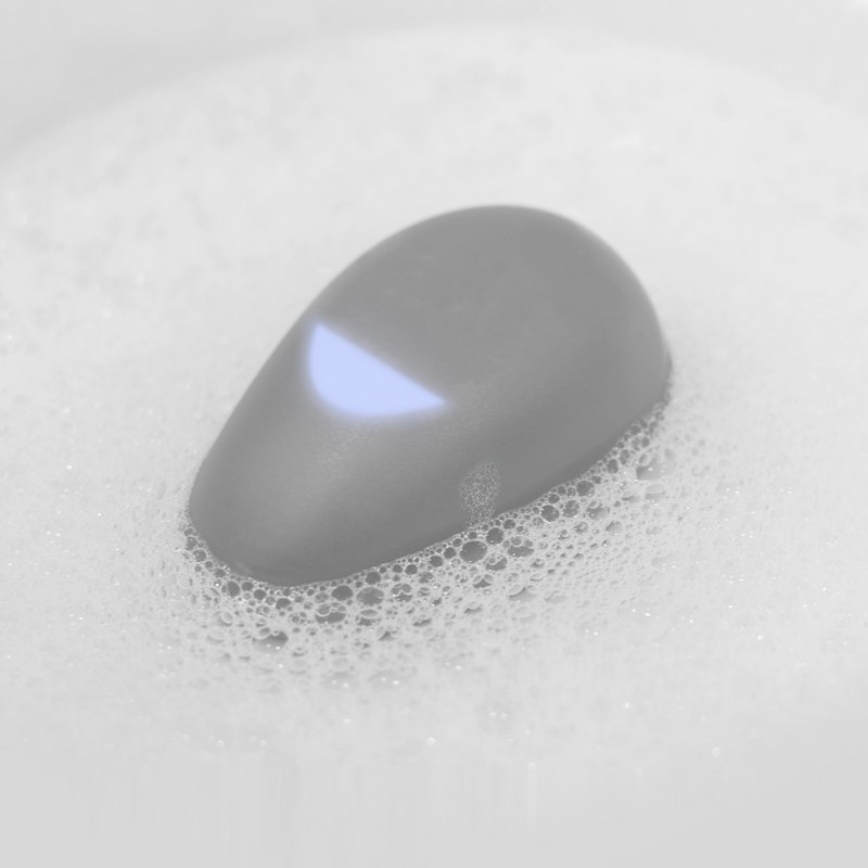 Bath thermometer pebble