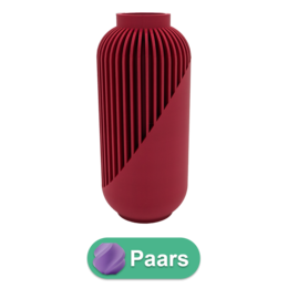 Orion 3D vase - 3D printet vase - Bæredygtig PLA - Velegnet til kunstige blomster