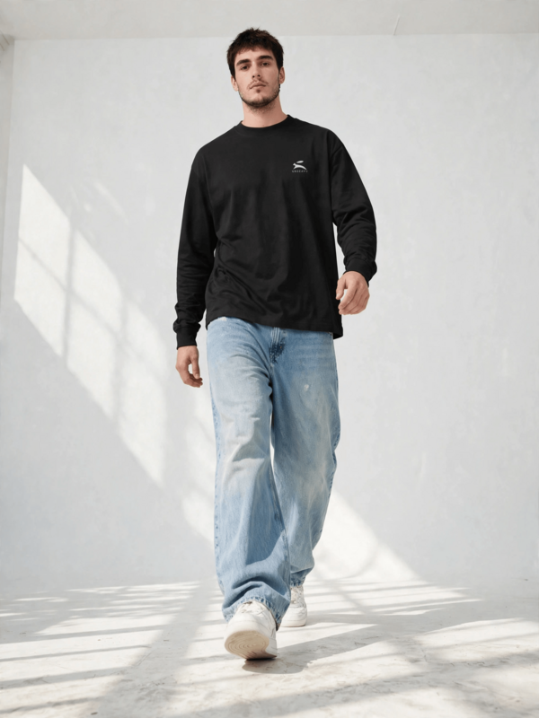 Schweres Langarm-T-Shirt