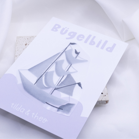 Bügelbild Luftschiff Magie Träumen Aufnäher Shirt bedrucken - Geschenk Shirt verzieren Iron On Patch - Kindershirt Geschenk Freundin Shirt