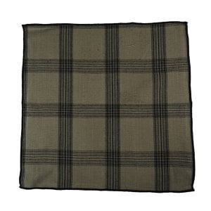 Black Check Servet sage 40x40cm (set of 2)