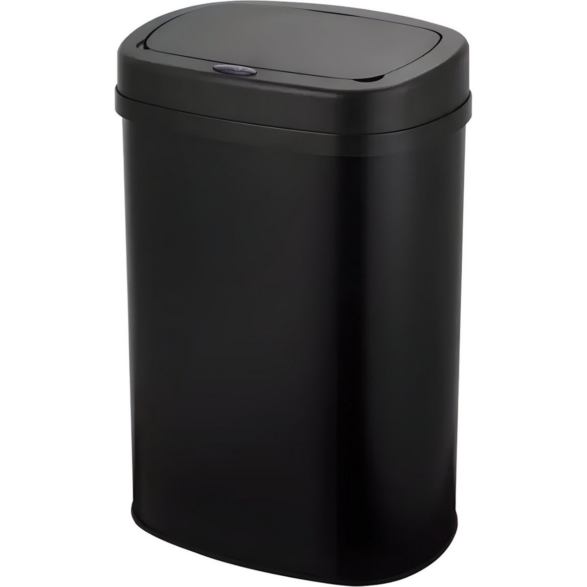 Papelera con sensor - Capacidad 60 litros - Acero inoxidable - Negro