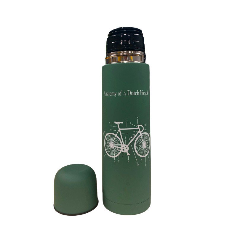 Retulp Insulated double wall Flask 500ML - Green Bicycle