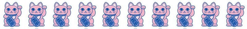 Washi Tape Lucky Cat Maneki Neko
