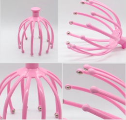 Without Lemons Handy Claws Head Massage Spin - Pink