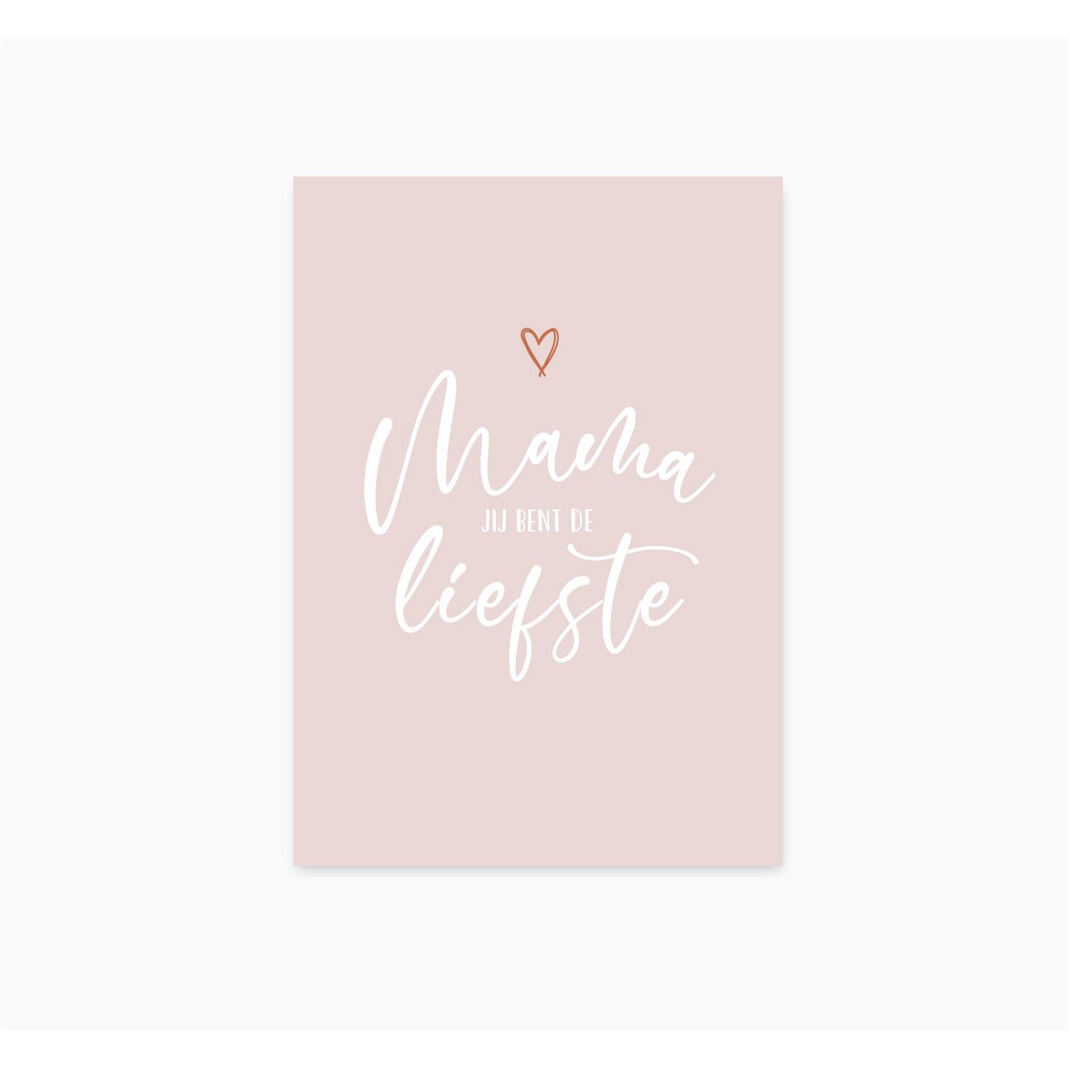 A6 Ansichtkaart || Lieve mama