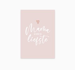 A6 Postkarte || Liebe Mama