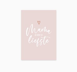 A6 Ansichtkaart || Lieve mama