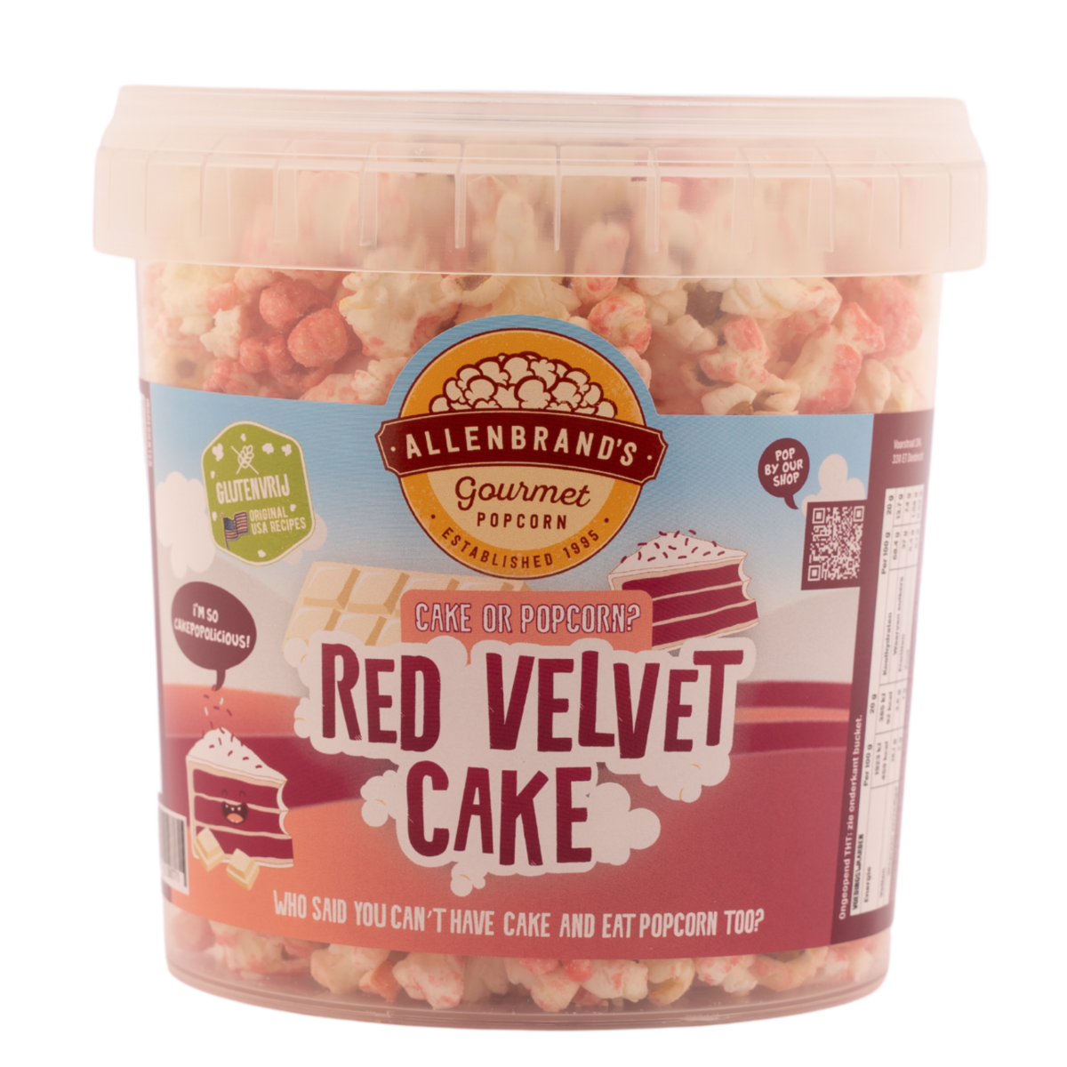 Red Velvet Cake: Who said you can't have cake and eat popcorn too?