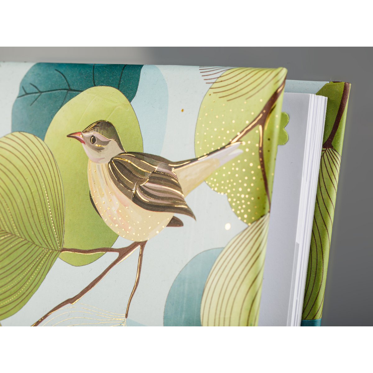 Ginkgo Bird Diary : petit livre de pensées, secrets, souvenirs et rêves, journal de gratitude, carnet de croquis cartonné, livre de poésie