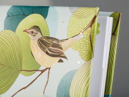 Ginkgo Bird Diary: little book of Thoughts, Secrets, Memories and Dreams, Gratitude Journal, Hardback Sketchbook, Poetry Book