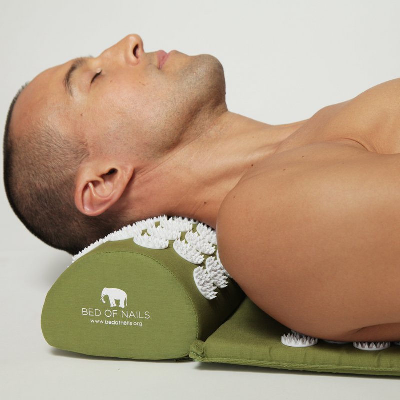 BON Acupressure Mat & Pillow - Green