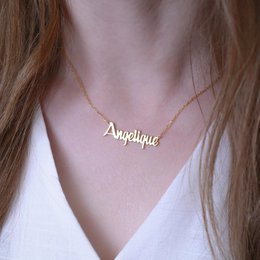 Navnehalskæde - personlig navnehalskæde